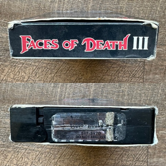 VTG Rare Faces Of Death 3, The Final Assault By Alan Black x Gorgon Video - Picture 5 of 16
